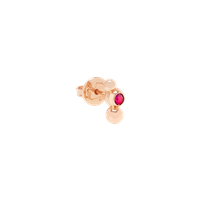 Mono orecchino Dodo Donna Bollicine in Oro rosa Rubino 0.08 Ct DHC3002-BOLLI-RU09R - DHC3002-BOLLI-RU09R